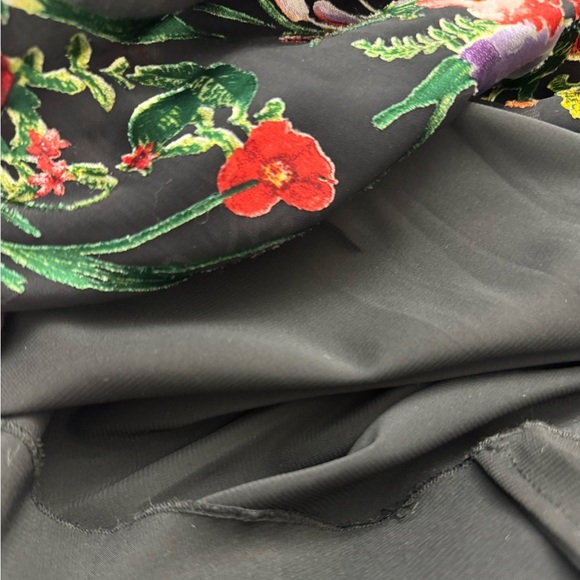 Alice + Olivia Blooming Bouquet Floral Print Wrap Dress Fall Wedding Guest Party - Picture 12 of 15